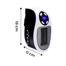 Radiador elétrico portátil Yipa, compacto e eficiente, para aquecimento de ambientes pequenos.