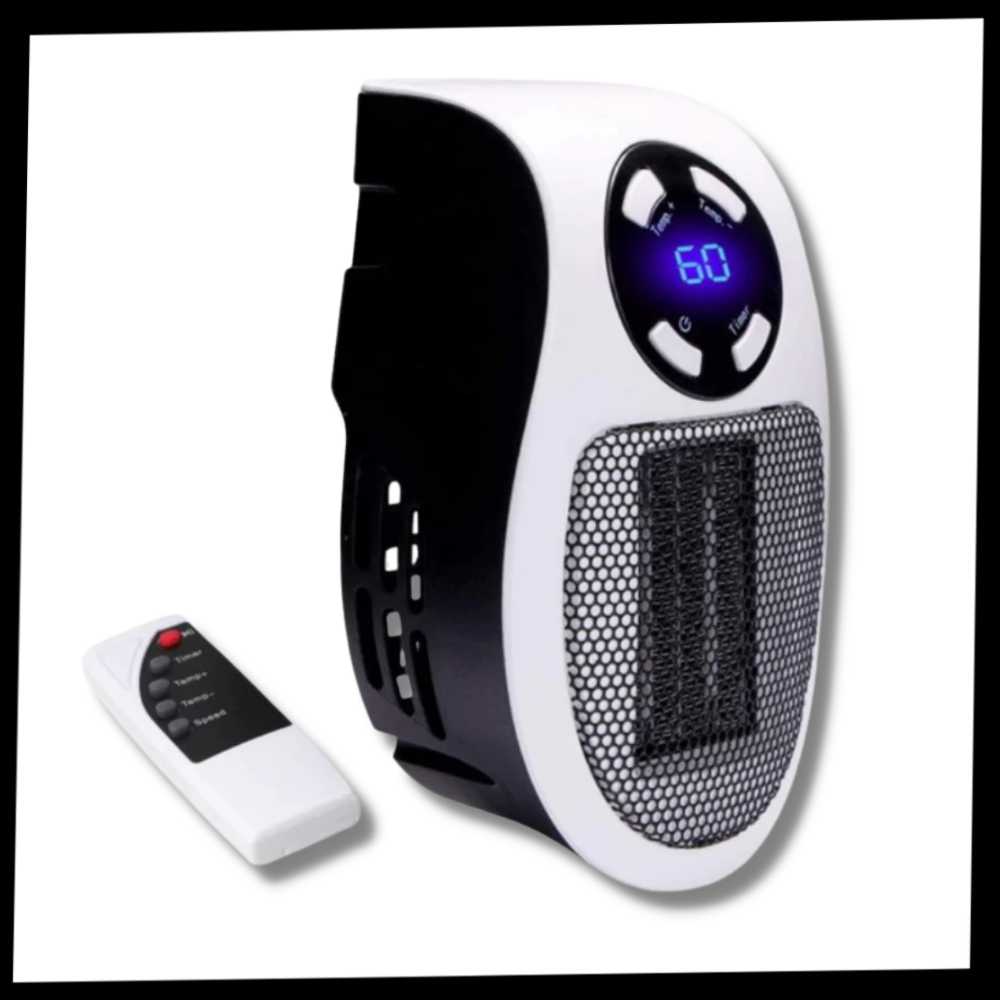 Aquecedor elétrico portátil Yipa, mini radiador compacto para aquecimento eficiente em ambientes pequenos.