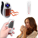 Aquecedor elétrico portátil Yipa com múltiplas configurações, compacto e ideal para aquecimento de ambientes internos.