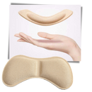 Cinco pares de almofadas para salto alto Hotop, acolchoadas, respiráveis e confortáveis para cuidado dos pés.