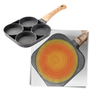 Frigideira antiaderente Kaboer para ovos, utensílio de cozinha com excelente condução de calor, ideal para culinária e ovos mexidos.