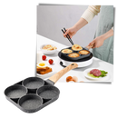 Frigide antiaderente Kaboer para ovos, utensílio de cozinha para facilitar o preparo de ovos mexidos e omeletes.