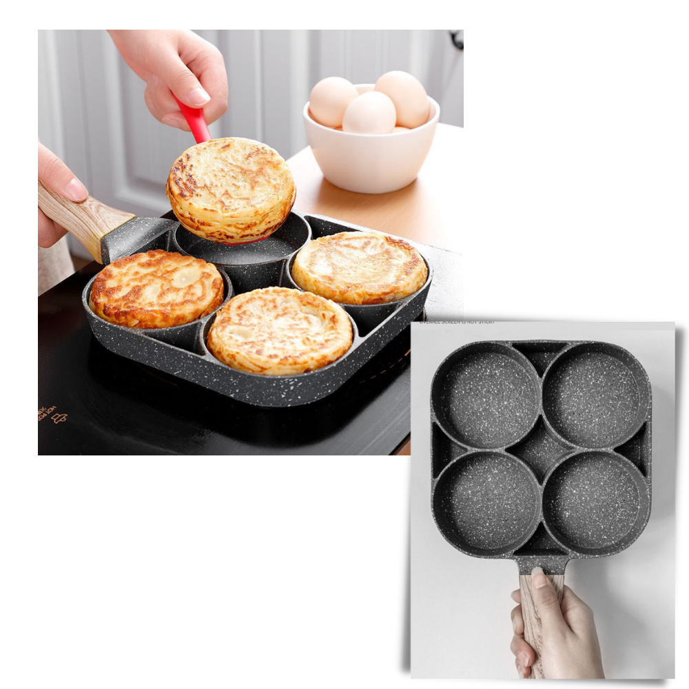 Frigideira antiaderente Kaboer para ovos, utensílio de cozinha para preparo de ovos com superfície antiaderente durável