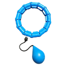 Hula hoop de fitness Obosoe com peso azul para exercícios de treinamento e condicionamento físico.