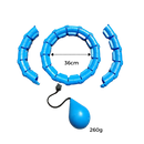 Hula hoop de fitness com peso da Obosoe, ideal para exercícios de treinamento e condicionamento físico.