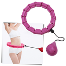 Hula hoop de fitness com peso da Obosoe, ideal para exercícios de treinamento e condicionamento físico.