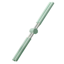 Bâton corrector de postura verde da Ybeny, material de ergoterapia e fisioterapia para melhorar a postura.