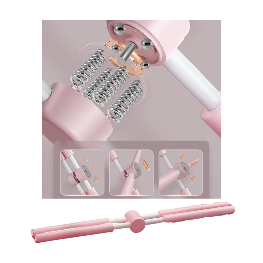 Bâton corrector de postura Ybeny, material de ergoterapia e fisioterapia, com design ergonômico para suporte postural eficaz.