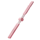 Bastão corretor de postura rosa da Ybeny, material de fisioterapia e ergoterapia para melhorar a postura.
