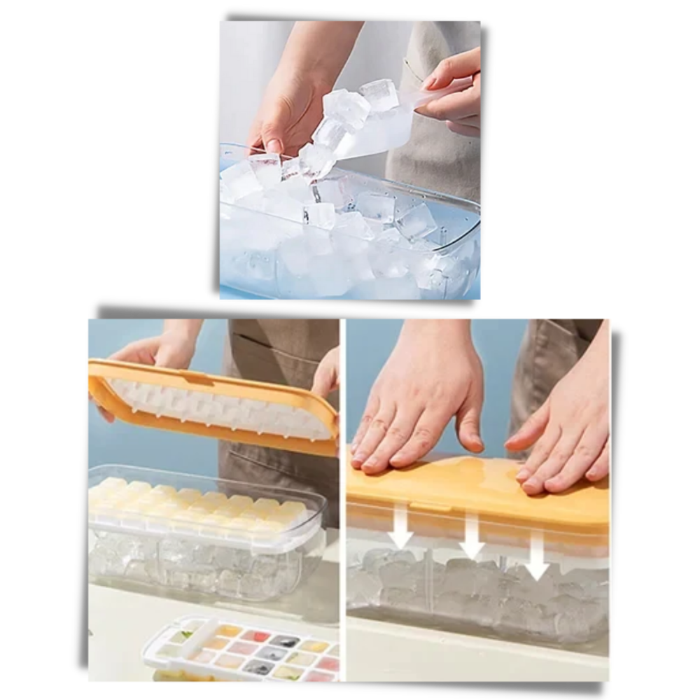 Conjunto de moldes de silicone para gelo da Munchen, utensílios de cozinha para fazer cubos de gelo fáceis de usar