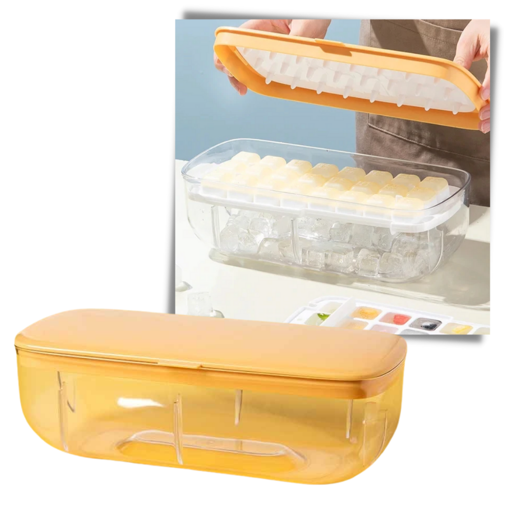 Conjunto de formas de silicone para gelo da marca Munchen, utensílios de cozinha para fazer cubos de gelo grandes.