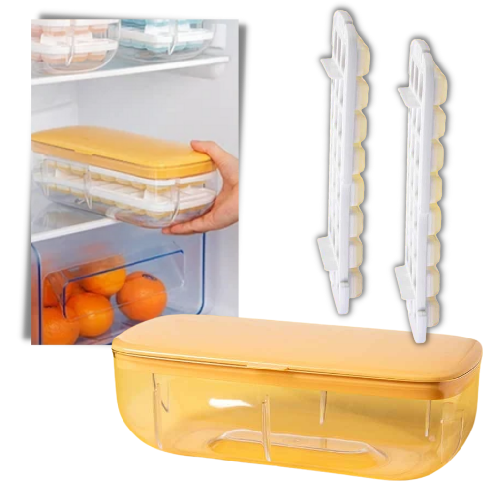 Conjunto de moldes de silicone para gelo da Munchen, utensílios de cozinha para fazer cubos de gelo portáteis.