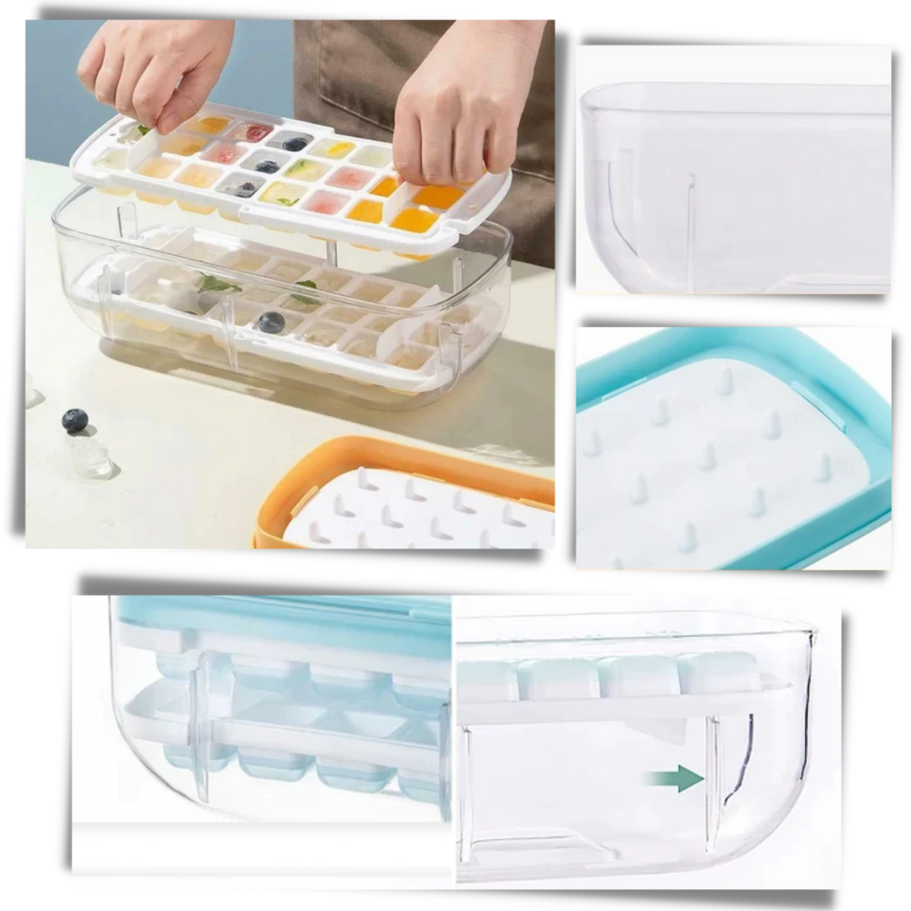 Conjunto de moldes de silicone para gelo da Munchen, utensílios de cozinha para fazer cubos de gelo em forma de gelo.