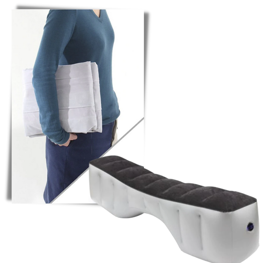 Almofada inflável portátil da Sjddufcnd para assento de carro, ideal para camping e aventuras ao ar livre