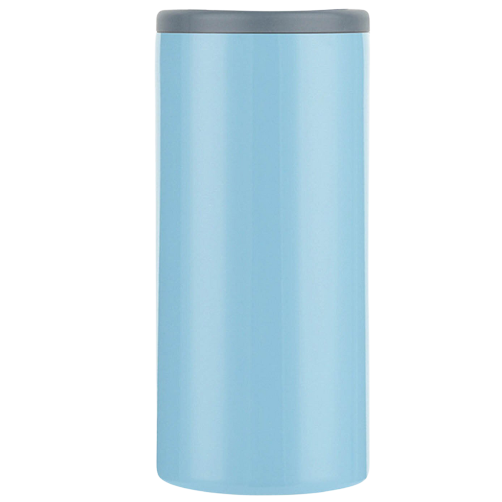 Suporte para alimentos e bebidas Rinhoo em aço inoxidável, com isolamento leve azul, ideal para manter bebidas e comida frescas