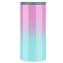 Suporte para alimentos e bebidas Rinhoo em aço inoxidável, com compartimentos isolados rosa e azul para manter a temperatura.