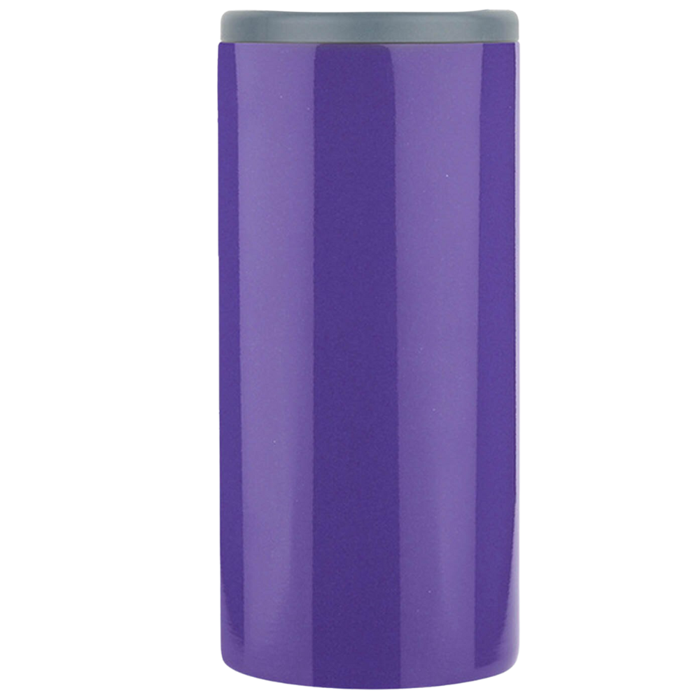 Suporte para alimentos e bebidas Rinhoo em aço inoxidável, com acabamento roxo, ideal para manter bebidas e alimentos resfriados.