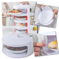 Recipientes alimentares isolantes empilháveis da Cn, com tampas para armazenamento de alimentos secos e líquidos.