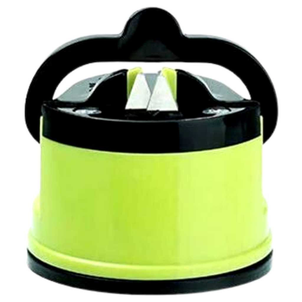 Afiador de facas de cozinha Latady, eletrodoméstico de cozinha, com lâmina de afiar verde, para manter as facas afiadas.