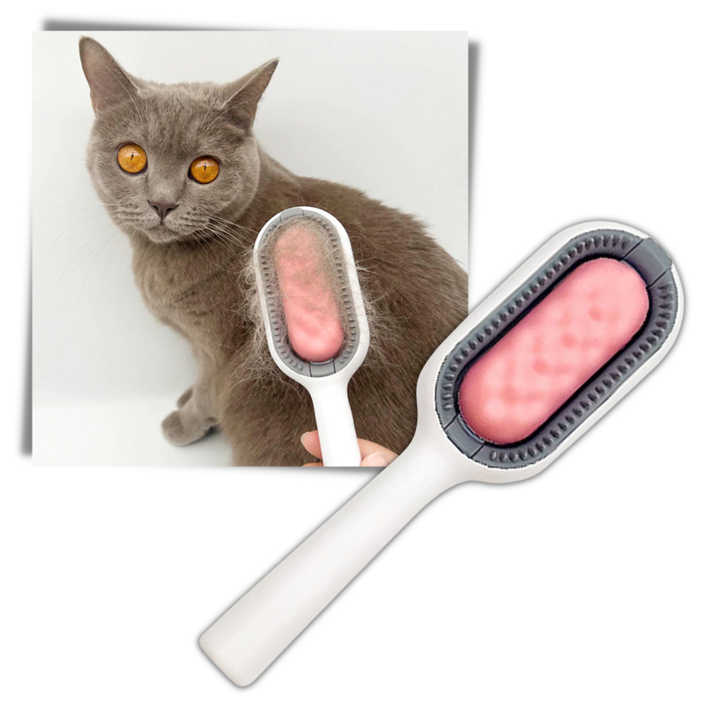 Escova de tosa para animais de estimação da Searchi, ferramenta de grooming com cerdas para remover nós e pelos mortos.