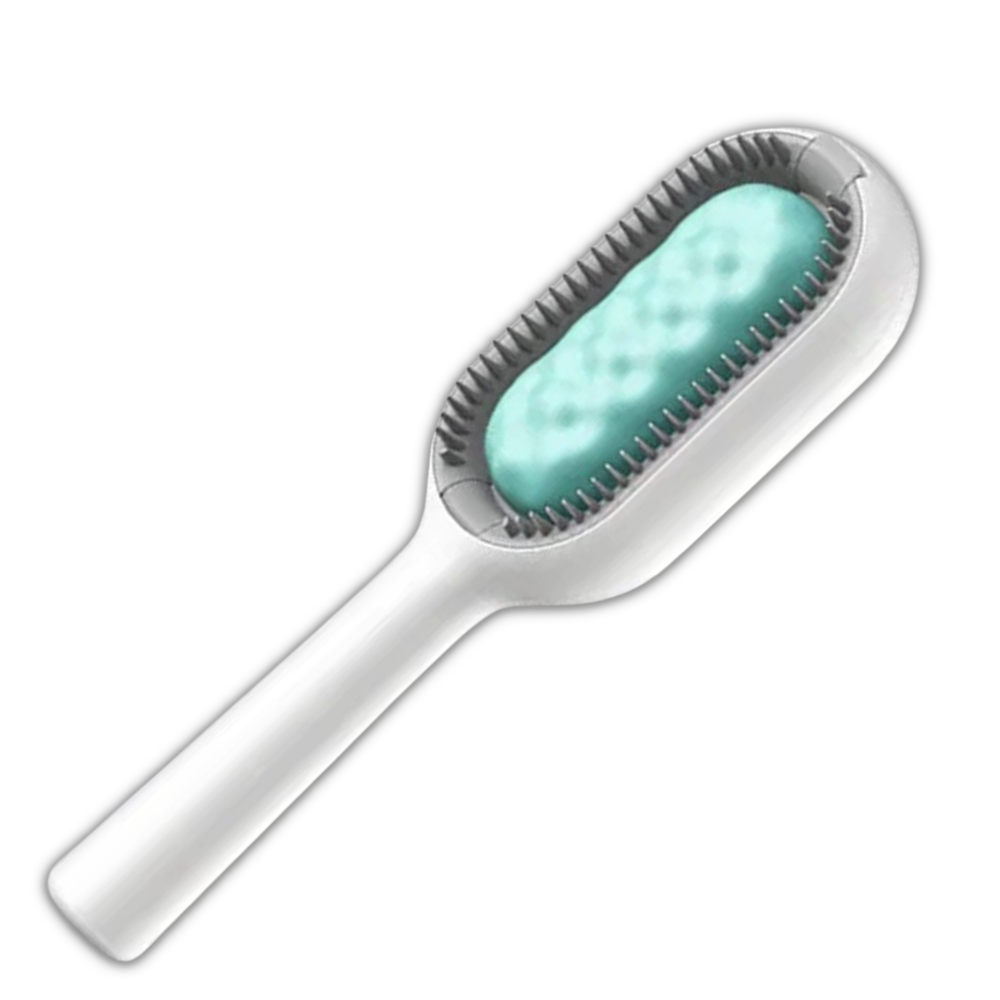 Escova de tosa para animais de estimação Searchi, ferramenta de cuidado com pelo verde, ideal para remoção de nós e manutenção do pelo