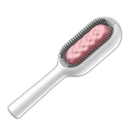 Escova de toilettagem para animais de estimação Searchi, material de toque suave na cor rosa, ideal para remover nós e pelos.