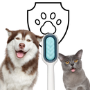 Escova de tosa para animais de estimação Searchi, ferramenta de tosa segura e eficaz para cuidados com pets.