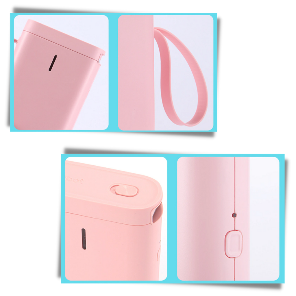 Impressora portátil de etiquetas Dodocool para escritório, com design compacto e tecnologia de impressão móvel.