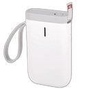 Impressora de etiquetas portátil Dodocool branca para uso em escritório, com design compacto e fácil de transportar.
