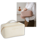 Necessaire de viagem grande capacidade Thrinwolf, pouch portátil para maquiagem com espaço amplo para organização.