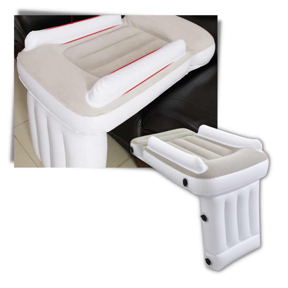 Colchão inflável para bebê da marca Rop, móvel para bebês e todo-petits, com design seguro e confortável.