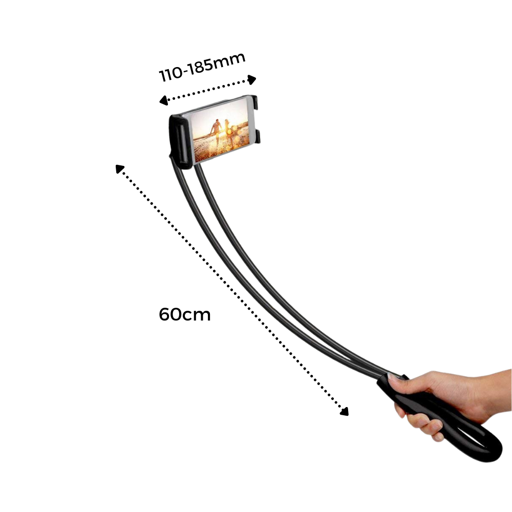 Suporte de telefone para o pescoço Imountek, acessório de telefonia, ajustável para conforto e uso prático.