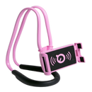 Suporte de telefone para o pescoço Imountek, acessório de telefonia, em rosa, ajustável para conforto durante uso móvel.