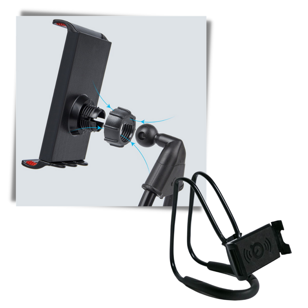 Suporte de telefone para o pescoço Imountek, estrutura resistente, ideal para uso confortável e mãos livres.