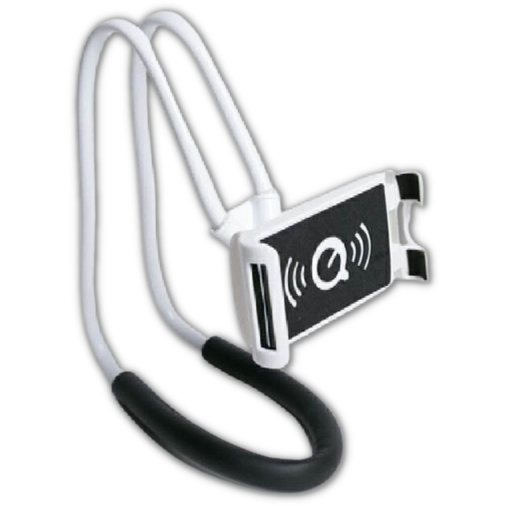 Apoio de telefone para o pescoço da marca Imountek, suporte de telefone confortável e ajustável para uso portátil.