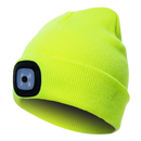 Gorro com luz LED amarelo da marca Tools & Home Improvement, chapéu com iluminação para uso em atividades ao ar livre.