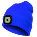 Gorro com luz LED azul da marca Tools & Home Improvement, feito de tecido aconchegante, ideal para atividades ao ar livre.