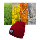 Gorro com luz LED da marca Tools & Home Improvement, feito de tecido confortável, ideal para uso durante o ano todo.