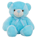 Boneco ursinho de pelúcia com luz noturna azul da Binpure, ideal para quarto infantil e decoração aconchegante.