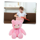 Vela de pelúcia em forma de urso com luz LED suave, ideal como presente, da marca Binpure, para decoração e conforto.