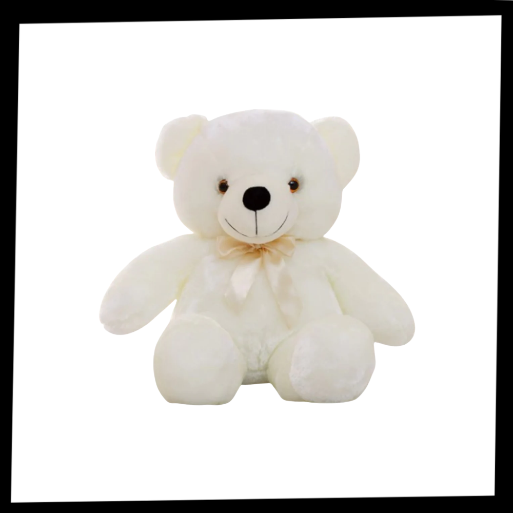 Urso de pelúcia com luz noturna da Binpure, ideal para decoração infantil e ambiente aconchegante.