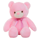 Boneco de pelúcia veilleuse urso Binpure com luz LED rosa, ideal para decoração e conforto infantil.