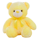 Boneco de pelúcia com luz de dormir urso amarelo da Binpure, ideal como brinquedo ou decoração para quarto infantil.