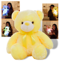 Boneco de pelúcia urso com luz noturna da Binpure, fofura e aconchego para o quarto infantil, com luz de LED suave.