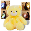 Boneco de pelúcia urso com luz noturna da Binpure, fofura e aconchego para o quarto infantil, com luz de LED suave.