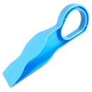 Conjunto de 2 elevadores de colchão Great em azul, acessórios para facilitar o levantamento e ajuste de colchões.
