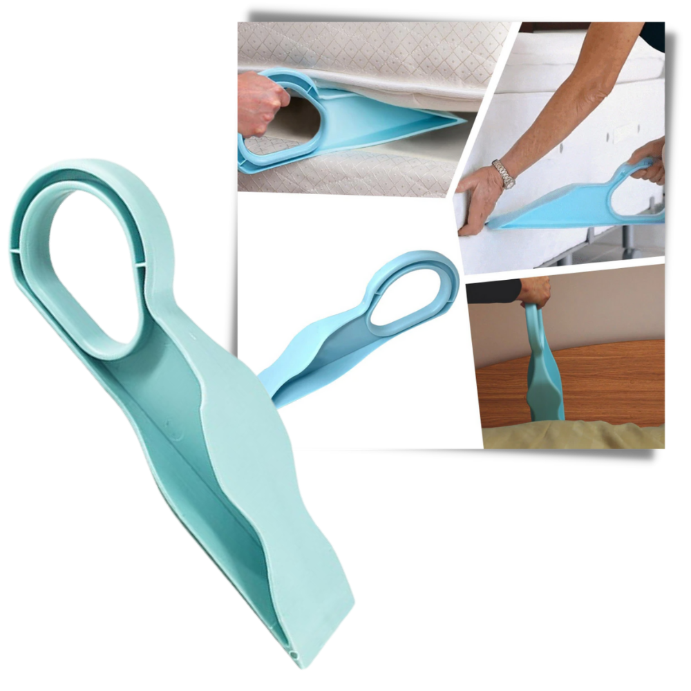 Conjunto de dois elevadores de colchão Great, acessório fácil de usar para levantar e ajustar colchões.