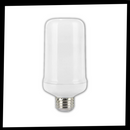 Lâmpada LED efeito chama da marca Nafxzy, luminária decorativa com efeito de chama realista, ideal para ambientes aconchegantes.