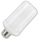 Lâmpada LED efeito chama da marca Nafxzy, luminária decorativa com efeito de fogo realista e luz quente.