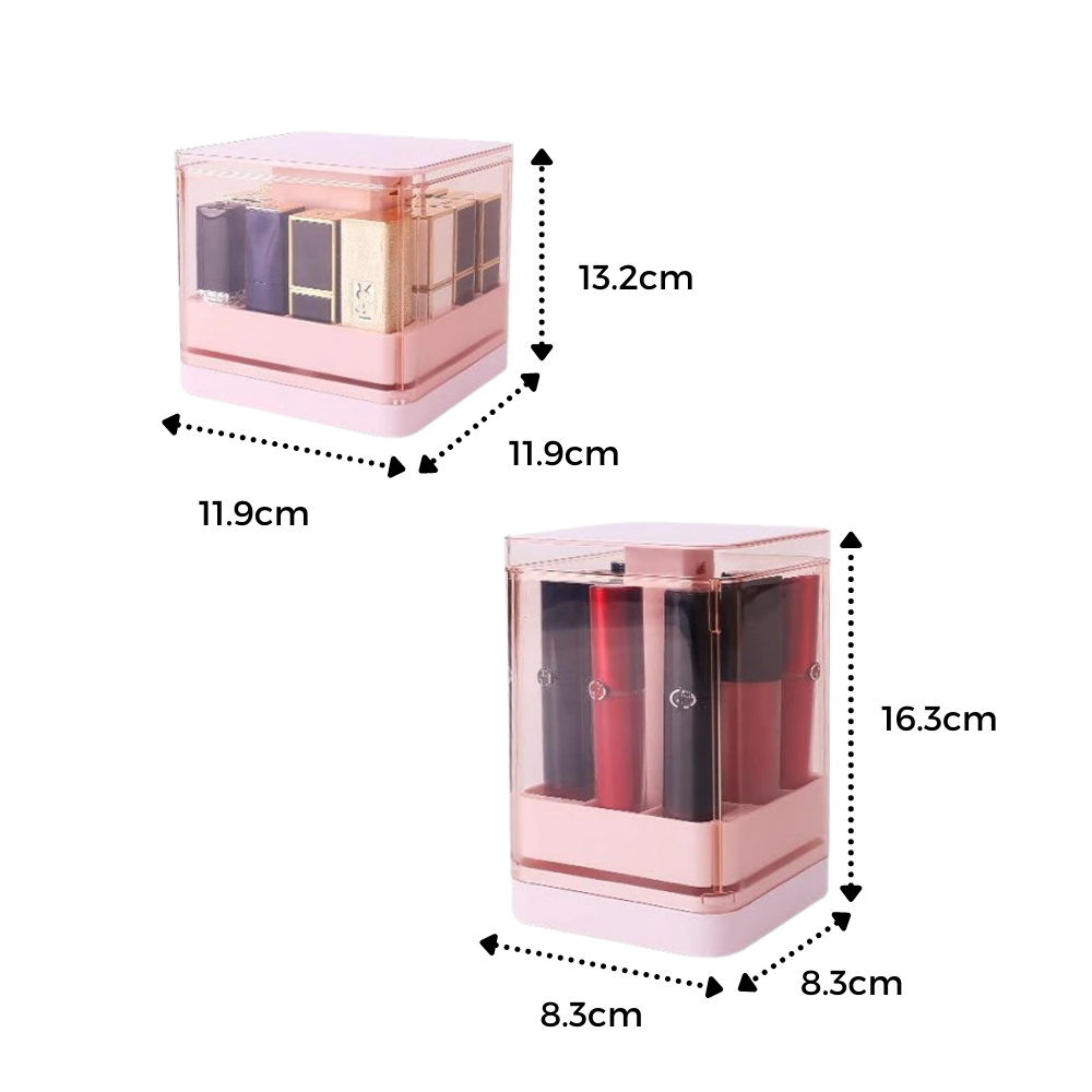 Estojo de armazenamento para batons da Uncosinb, organizador de bolsa ou mala de viagem para gloss e produtos de beleza.